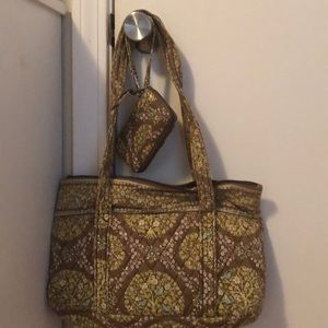 Vera Bradley bag and matching wallet